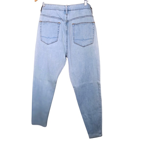ASOSJeans Womens 33 Light Wash High‎ Waisted Straight Leg Jeans Denim Casual - Picture 2 of 9